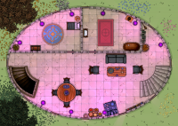 Une salle de la tour d'un magicien