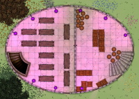 Une salle de la tour d'un magicien