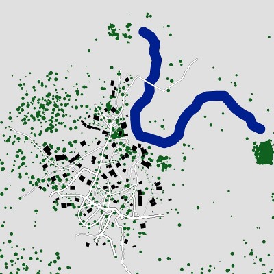 Plan du village d'Abondance