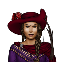 Young Female Latina - Latino Noblewoman 43171.png