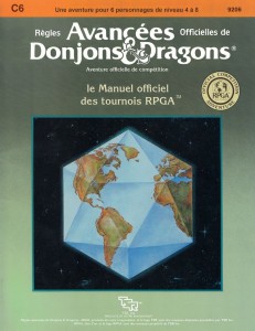 C6 - Le Manuel officiel des tournois RPGA Image 1