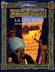 FMQ1 La Cité d'or Image 1