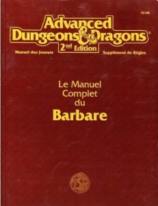 MJSR14 - Le Manuel Complet du Barbare Image 1